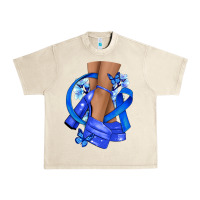 Sandshell colon cancer heels Urban Heavy Tee - NancyCooperArtShop