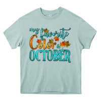 Arona my favorite color is october Heavy Core Tee - HRA Design Shop