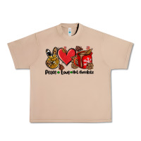 Peace Love  Hot Chocolate Urban Heavy Tee | Teevron