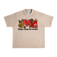 French Oak peace love  hot chocolate Urban Heavy Tee - AdoDesignShop