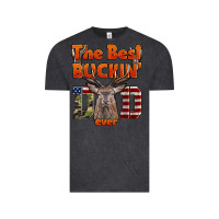 Vintage Black The Best Bucking Dad Ever Vintage Tee - LillyAllenDesigns