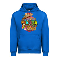 Cobalt Fiesta Urban Hoodie - FaDigitalArtStudio