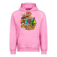 Fuchsia Pink Fiesta Urban Hoodie - FaDigitalArtStudio