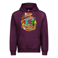 Mauve Wine Fiesta Urban Hoodie - FaDigitalArtStudio