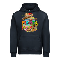 Navy Fiesta Urban Hoodie - FaDigitalArtStudio