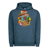 Pigment Midnight Navy Fiesta Urban Hoodie - FaDigitalArtStudio
