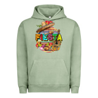 Pigment Oil Green Fiesta Urban Hoodie - FaDigitalArtStudio