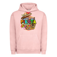 Pigment Salmon Fiesta Urban Hoodie - FaDigitalArtStudio