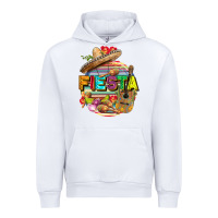 White Fiesta Urban Hoodie - FaDigitalArtStudio