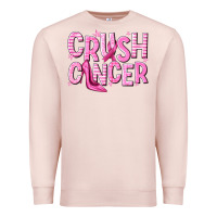 Pale Pink crush cancer Premium Sweatshirt - NancyCooperArtShop