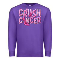 Purple crush cancer Premium Sweatshirt - NancyCooperArtShop