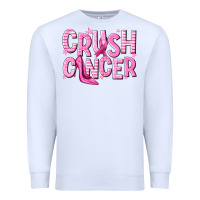 White crush cancer Premium Sweatshirt - NancyCooperArtShop