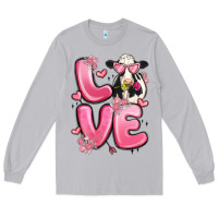 Moon Dust love cow valentine's day Long Sleeve Tee - MaliasSmallBusiness