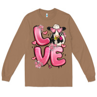 Toasted Coconut love cow valentine's day Long Sleeve Tee - MaliasSmallBusiness