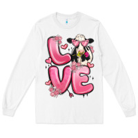 Love Cow Valentine's Day Long Sleeve Tee | Teevron