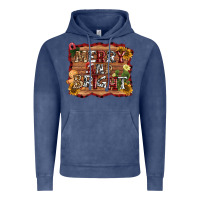 Vintage Denim merry and bright Vintage Hoodie - AdoDesignShop