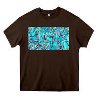 Chocolate Brown humpback whale cup Heavy Core Tee - BarkalooDesign