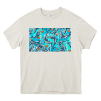 Cream humpback whale cup Heavy Core Tee - BarkalooDesign