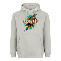 Moon Dust Football vibes Heavyweight Hoodie - NancyCooperArtShop