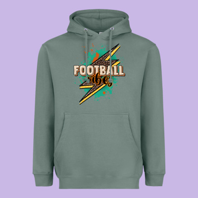 Football Vibes Heavyweight Hoodie Designed By Nancycooperartshop