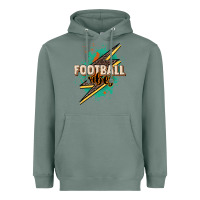 Sage Football vibes Heavyweight Hoodie - NancyCooperArtShop