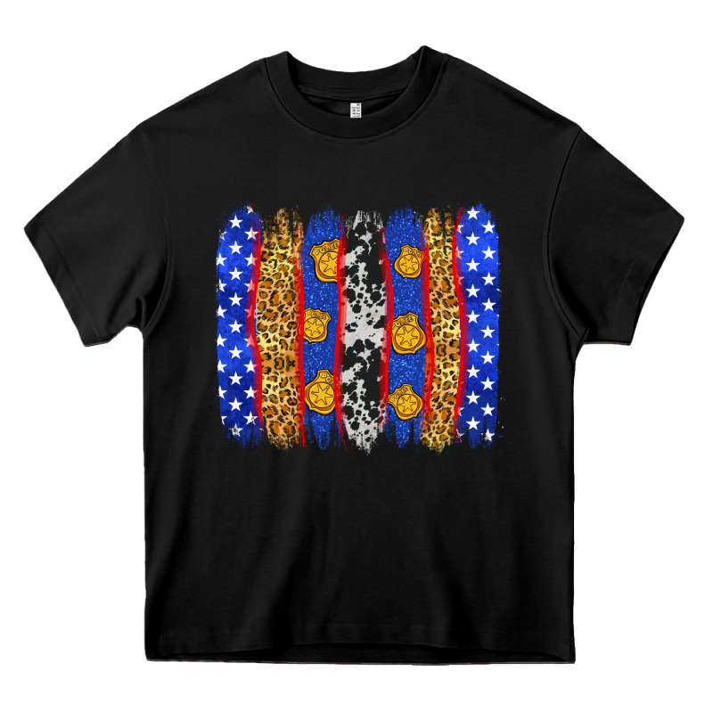 American Police Brushstrokes Heavy Core Tee by Neo Western | Teevron