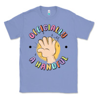 Colony Blue officially a handful Classic Tee - MaliasSmallBusiness
