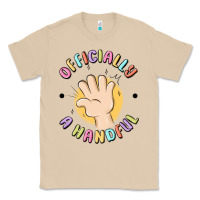 Mushroom officially a handful Classic Tee - MaliasSmallBusiness