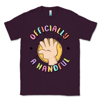 Plum officially a handful Classic Tee - MaliasSmallBusiness