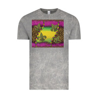Cloud Rock mardi gras  leopard pink glitter Vintage Tee - BarkalooDesign