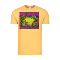 Vintage Mustard mardi gras  leopard pink glitter Vintage Tee - BarkalooDesign