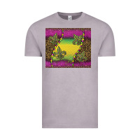 Vintage Zinc mardi gras  leopard pink glitter Vintage Tee - BarkalooDesign