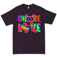 Plum choose love (lesbian) Premium Tee - HRA Design Shop