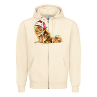 Sandshell christmas persian cat Zipper Hoodie - LillyAllenDesigns