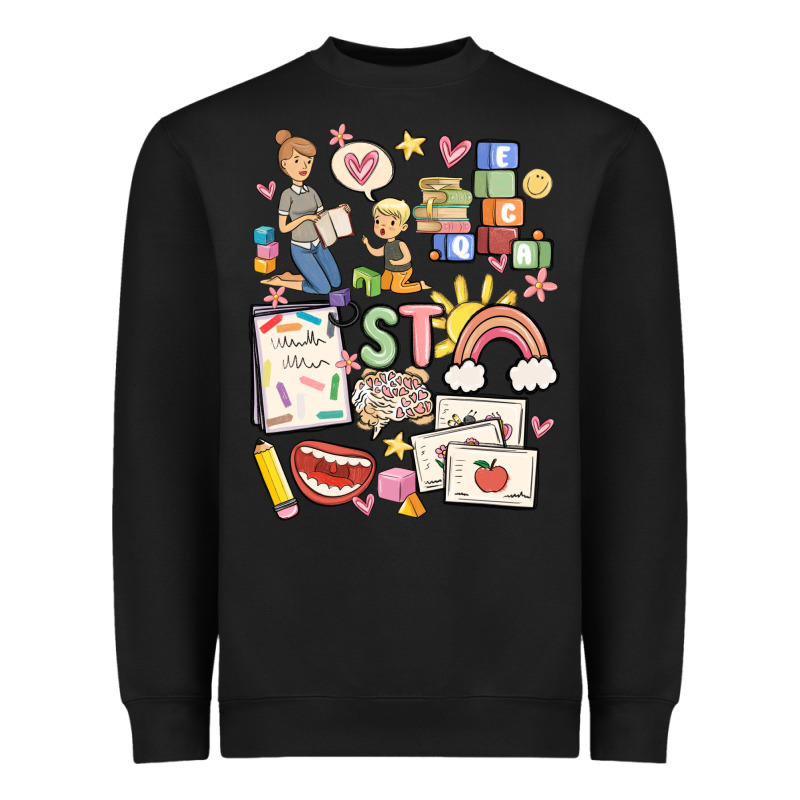 Can't Talk Right Now Doing Speech Therapy Stuff Heavyweight Sweatshirt by MaliasSmallBusiness | Teevron
