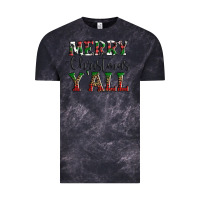 Cloud Black merry christmas y'all Vintage Tee - AdoDesignShop