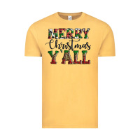 Vintage Mustard merry christmas y'all Vintage Tee - AdoDesignShop