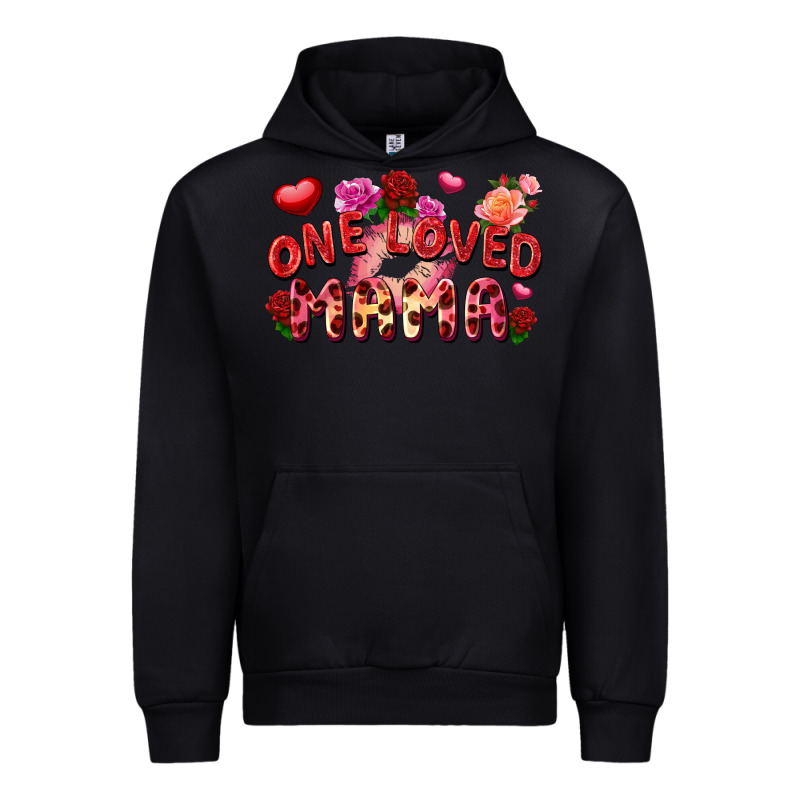 One Loved Mama Valentine's Day Urban Hoodie by FaDigitalArtStudio | Teevron