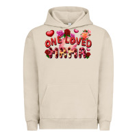 Pigment French Oak One loved mama Valentine's Day Urban Hoodie - FaDigitalArtStudio