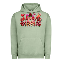 Pigment Oil Green One loved mama Valentine's Day Urban Hoodie - FaDigitalArtStudio