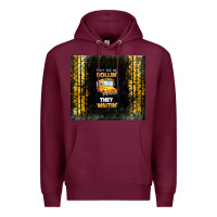 Burgundy they see me rollin' they waitin' school bus Premium Hoodie - TumblerDesignByShophia