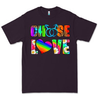 Plum choose love (gay) Premium Tee - HRA Design Shop