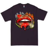 Plum race lips Premium Tee - AdoDesignShop