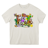 Cream fat tuesday Heavy Core Tee - FaDigitalArtStudio