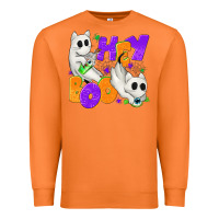 Carrot Hey Boo with Ghost Cats Premium Sweatshirt - texasbilliewilder