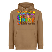 Lgbtq+ Together We Rise Heavyweight Hoodie | Teevron