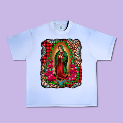 Our Lady Of Guadalupe Christmas Urban Heavy Tee Designed By Jasminsmagicworld