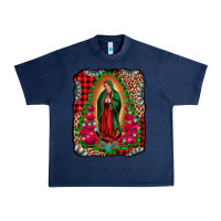 Navy our lady of guadalupe christmas Urban Heavy Tee - Jasminsmagicworld