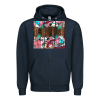 Navy custom name Zipper Hoodie - LillyAllenDesigns