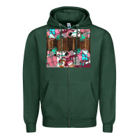 Sports Green custom name Zipper Hoodie - LillyAllenDesigns